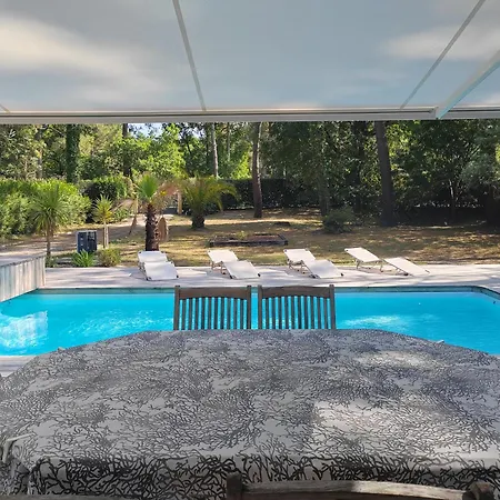 Villa Le Bordelou- De Standing A Ocean, 6-8 Pers, Piscine Chauffee, Au Calme, Golf & Surf
